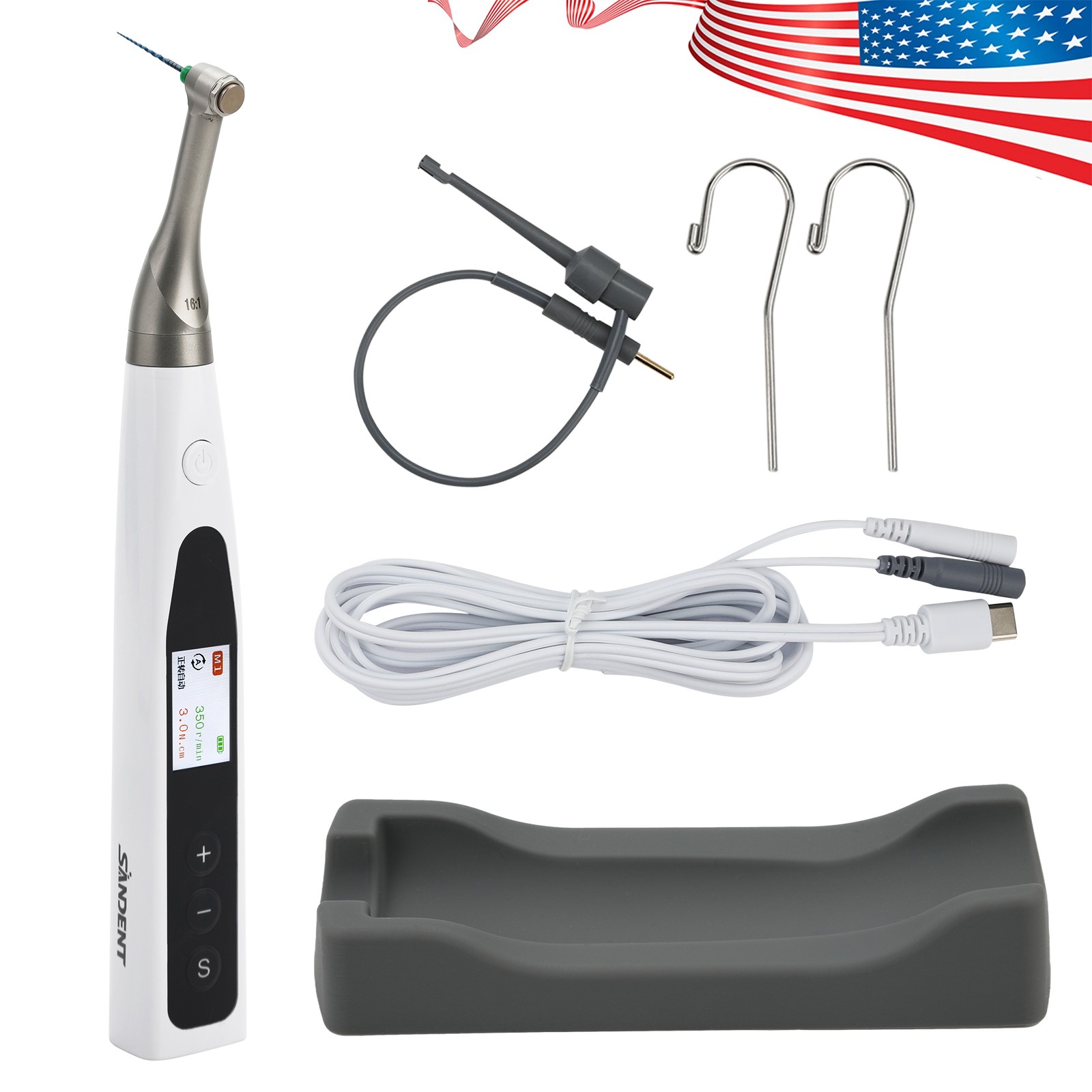 2 in 1 Wireless Dental Endo Motor with Apex Locator Root Canal Treatment SANDENT