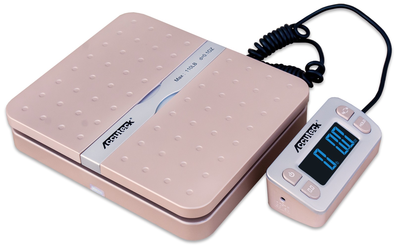 Accuteck ShipPro W-8580 110lbs x 0.1 oz Gold Digital shipping postal scale