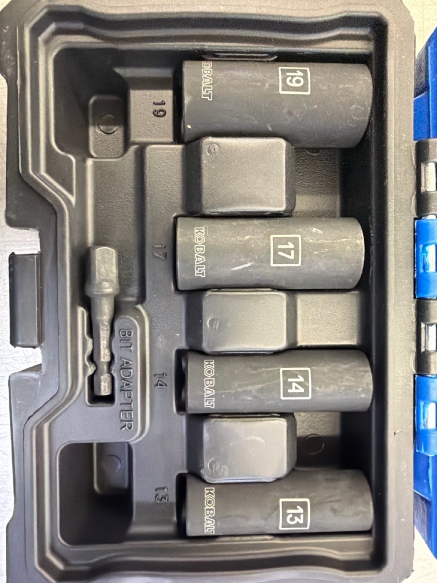 KOBALT TOOLS 0864581 SET OF 10PC 3/8″ DRIVE IMPACT SOCKETS METRIC (CJL002082)