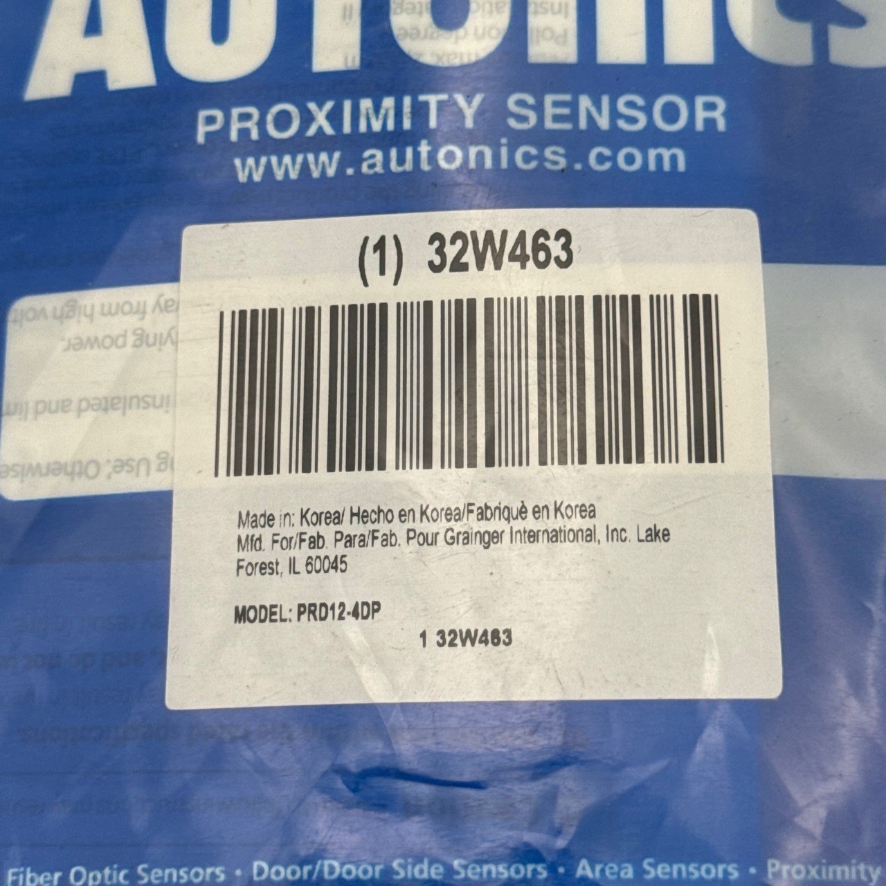 Autonics PR Series Proximity Sensor PR12-4DP Made In Korea CE Certified