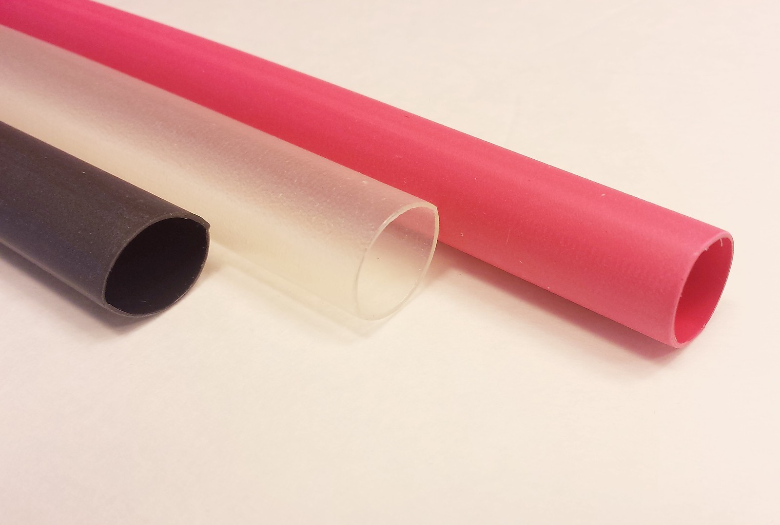 Heat Shrink Tubing 3:1 Adhesive Glue Lined Tubes 12 Inch Lengths Red/Black/Clear