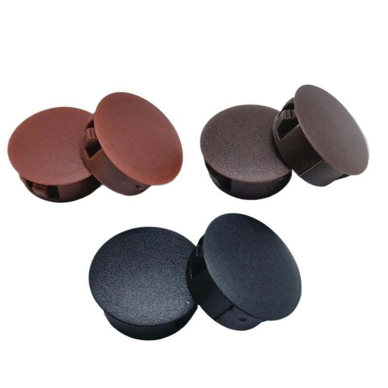 Round Plastic Blanking End Caps Hole Cover Tube Pipe Inserts Plug Bung 5mm-60mm