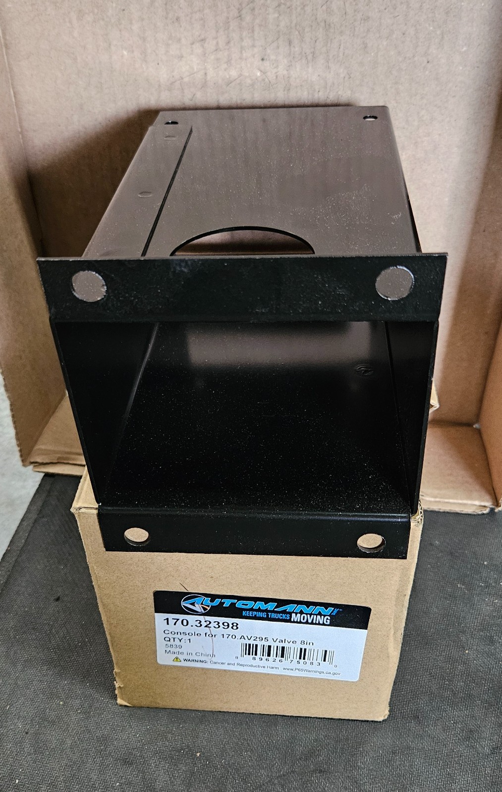 AUTOMANN 170.32398 Console for 170.AV295 Valve 8in (AUM)
