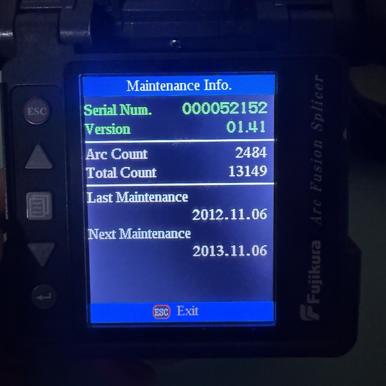 Fujikura FSM-60S Fusion Splicer w/ CT-30 Cleaver – 13k Arcs N.A.