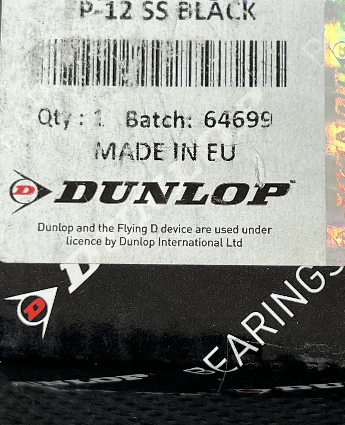 FP-12SS Black STAINLESS STEEL NYLON LINER FEMALE ROD END BEARING Batch 64699