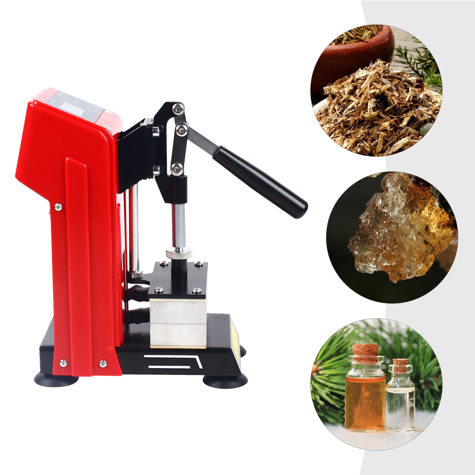 Heat Press Machine 900W Mini Manual Heat Presser Heavy Duty Hot Press Stamping