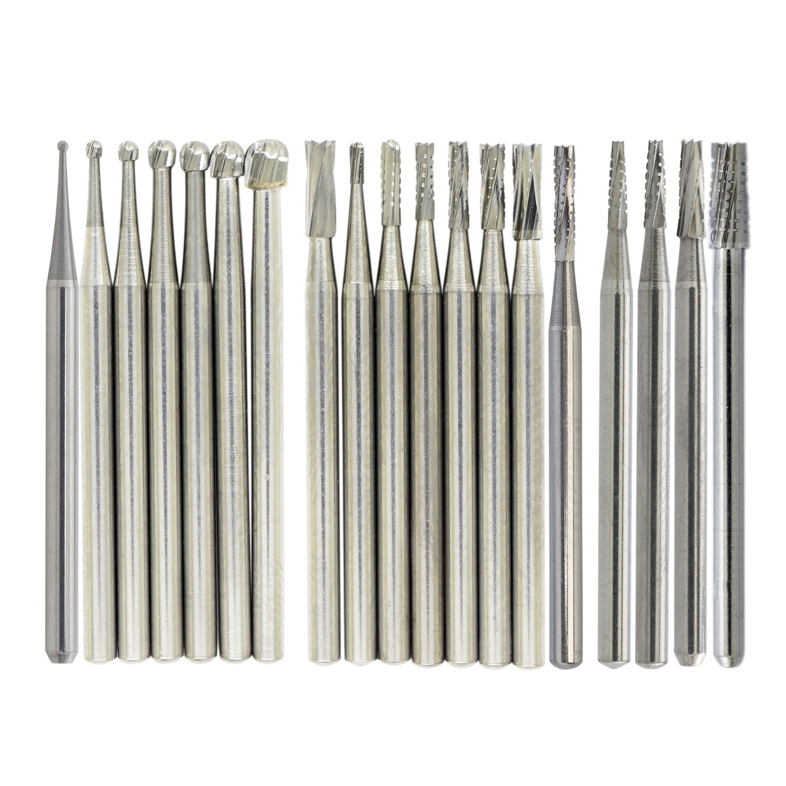 5pcs Prima Wave Dental Carbide Burs High Speed FG 19mm/Surgical FGOS SL 557 25mm
