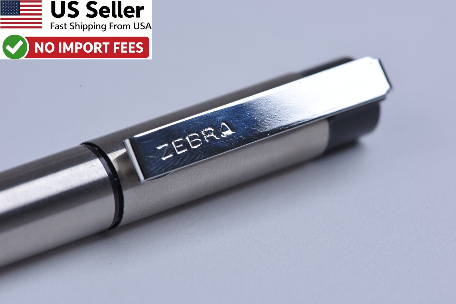 Zebra Pen JK-Refill 0.5mm Fine Black Gel Ink Refills G-402 STEEL 2-Pack 88012