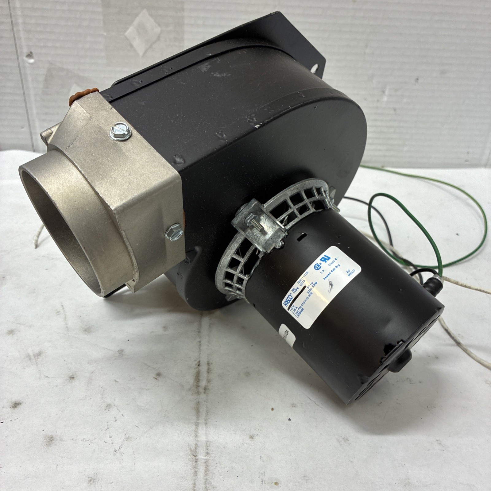 Fasco 702111170 Inducer Motor Assembly Type U21B