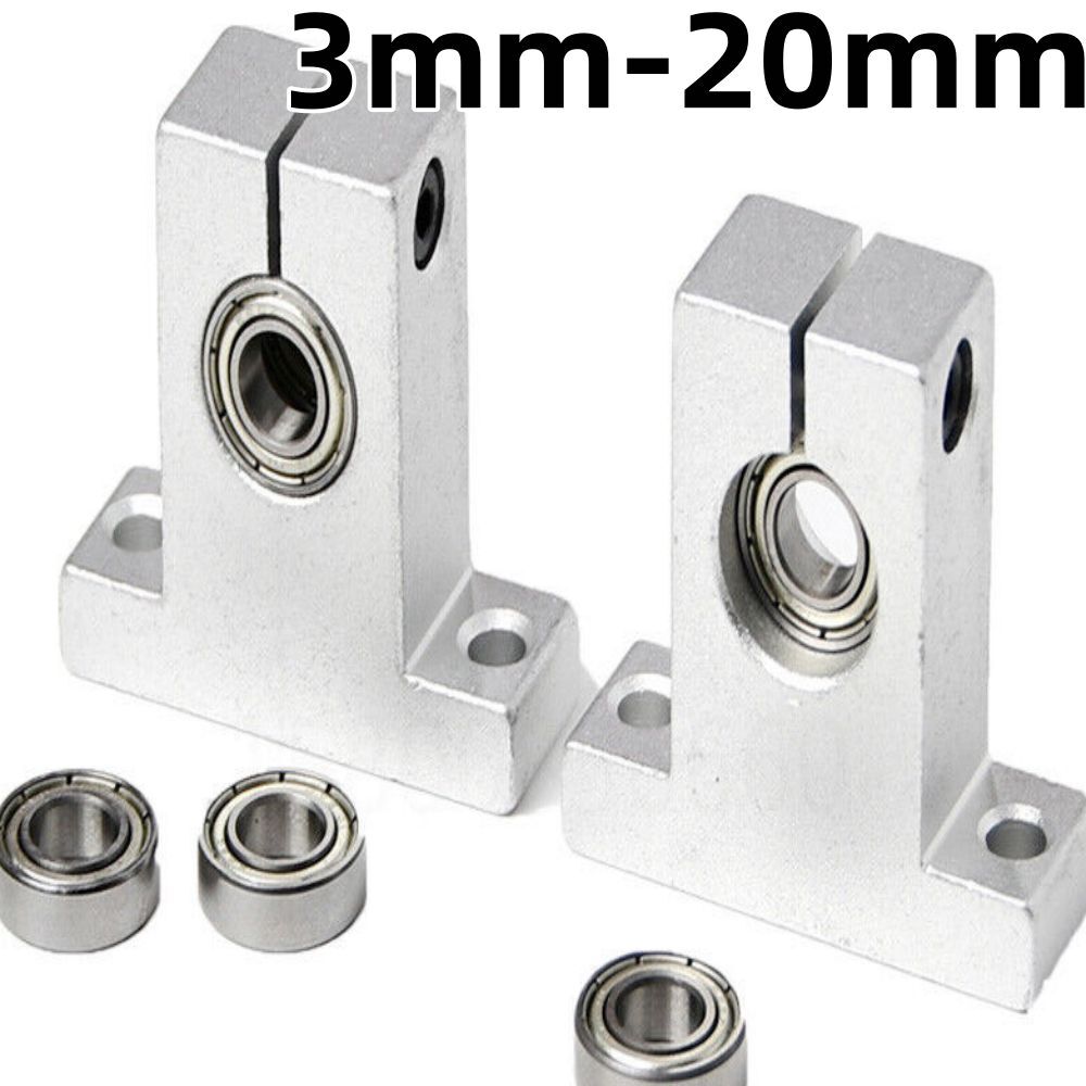 3mm-20mm SK Non-Adjustable Center Housing Shaft Bearing Pillow Zinc Alloy Bore