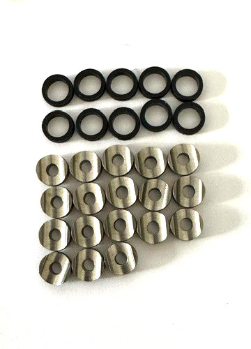 Graco 246453 RAC X One Seals (QTY 18 Seat Seals, 10 Rubber Gaskets) New