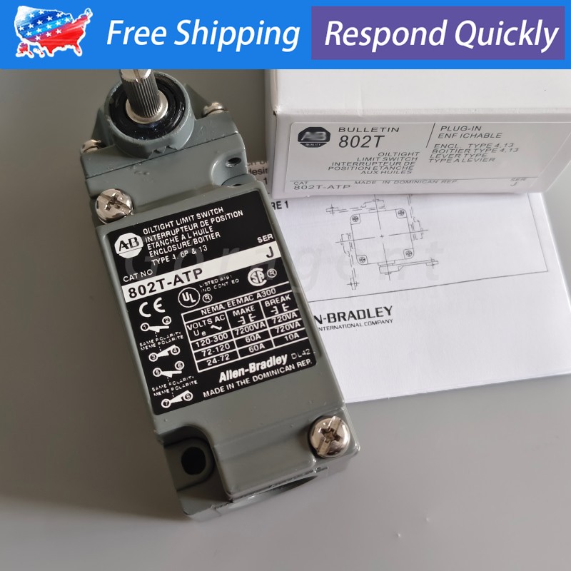 New Oil Tight Limit Switch Sensor For Allen-Bradley 802TATP 802T-ATP US Shipping