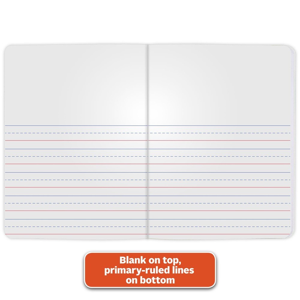Mead 9554 9.75″ x 7.5″ Primary Journal Half Page Ruled – Blue Marble Cover New