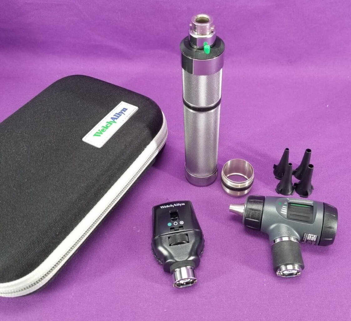 Welch Allyn 3.5v MacroView Otoscope Ophthalmoscope LED Set – In box