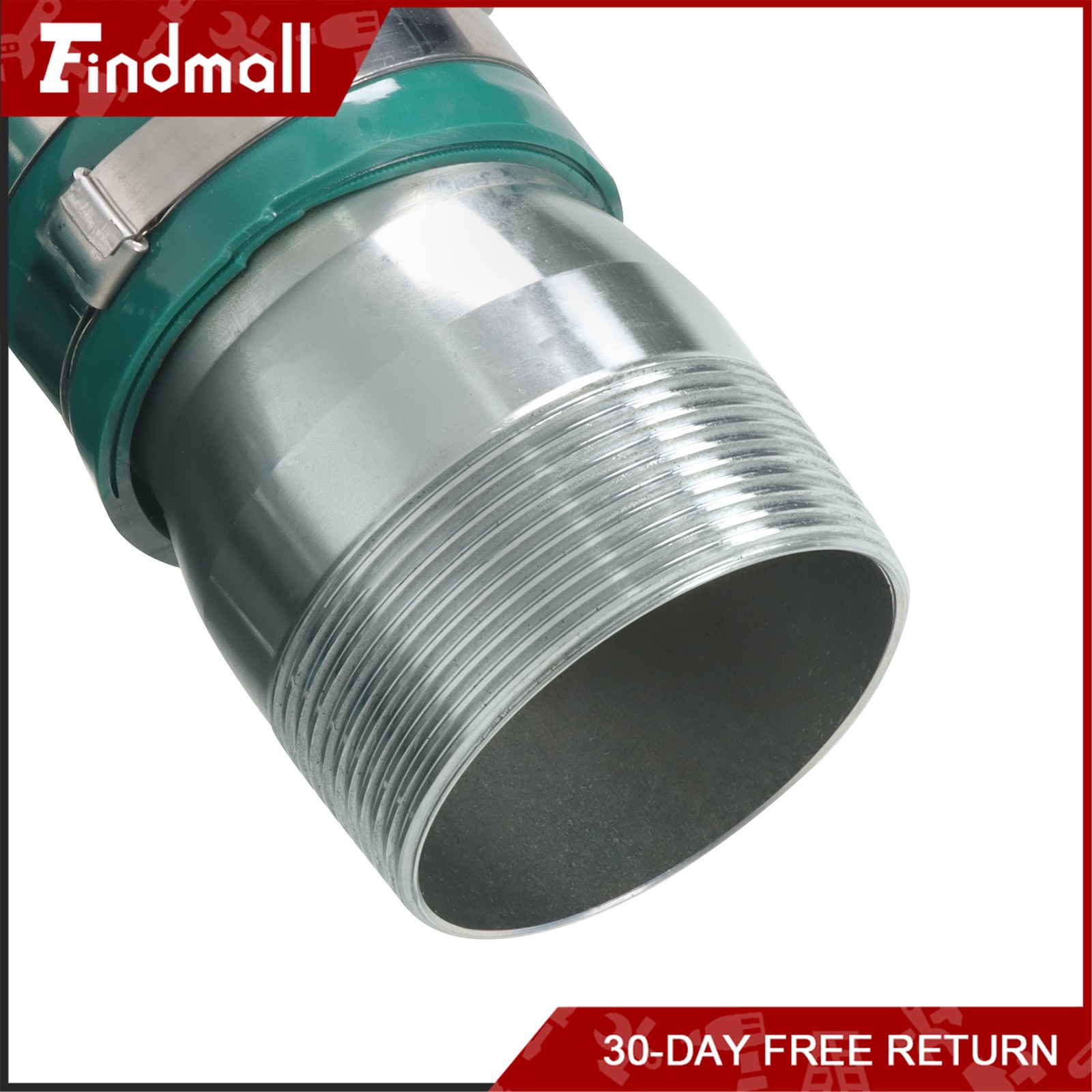 Findmall 3 inch Suction Hose Pump Kit Includes 65ft Blue Hose & 20ft Green Hose