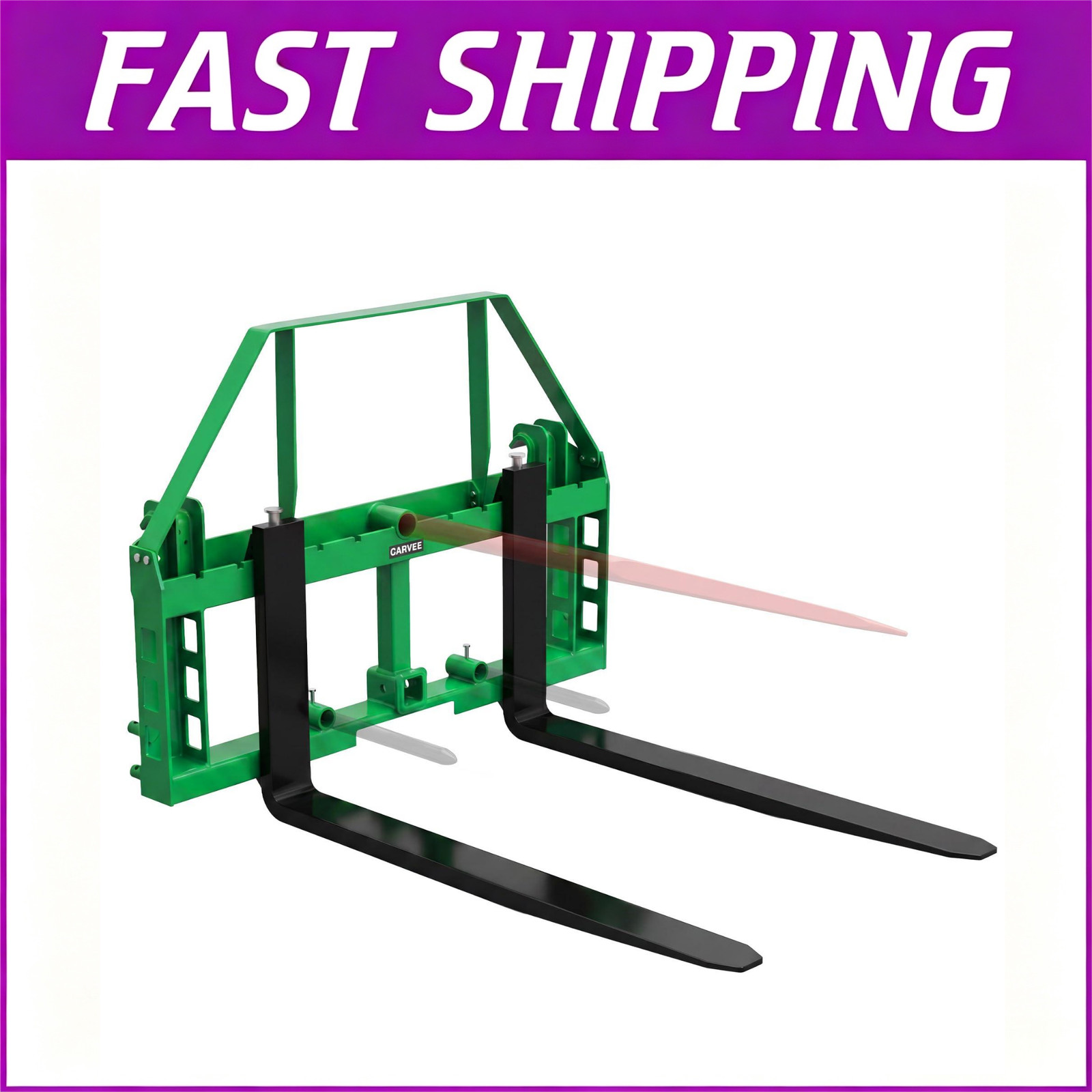 4000 LBS Pallet Fork Frame w/48″ Fork Blades JD Tractors 49″ Skid Steer Pallet