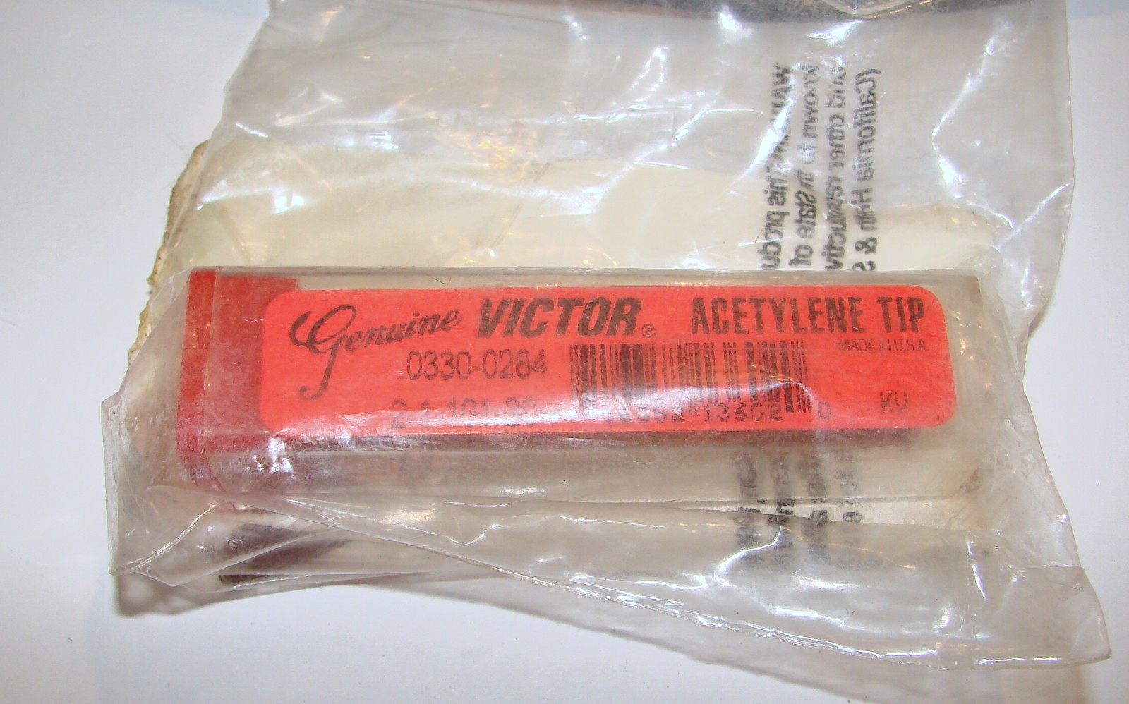 Genuine Victor 2-1-101-30 Cutting Tip Size 2 Acetylene Torch Tip — 0330-0284