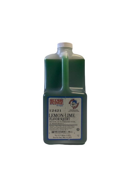 Slush Puppie Lemon Lime Flavor .5 Gallon – Flavor Squirt used with Neutral Base