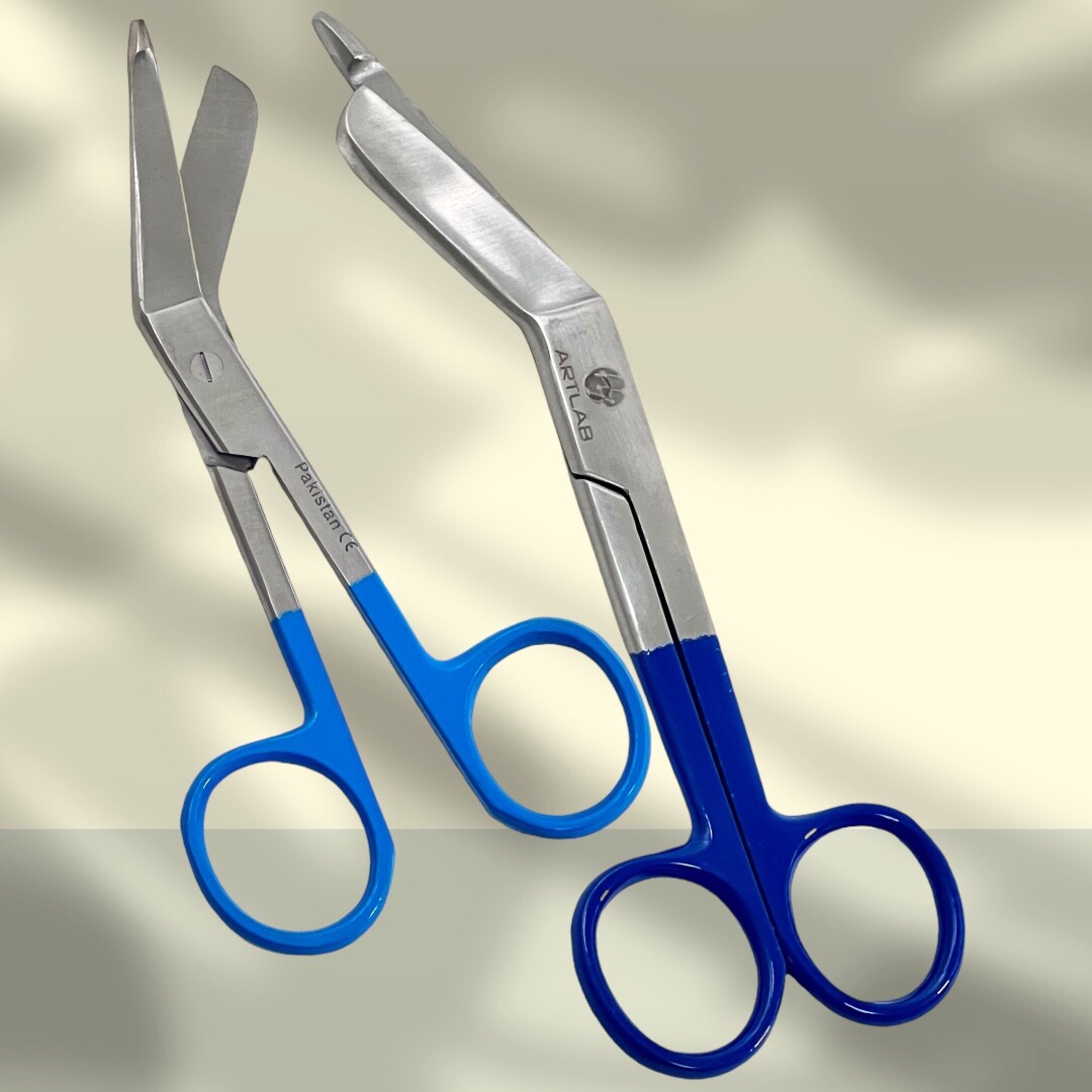EMT LISTER BANDAGE SCISSORS 4.5″ + 5.5″ – SET OF 2 EACH -GERMAN STAINLESS-ARTLAB