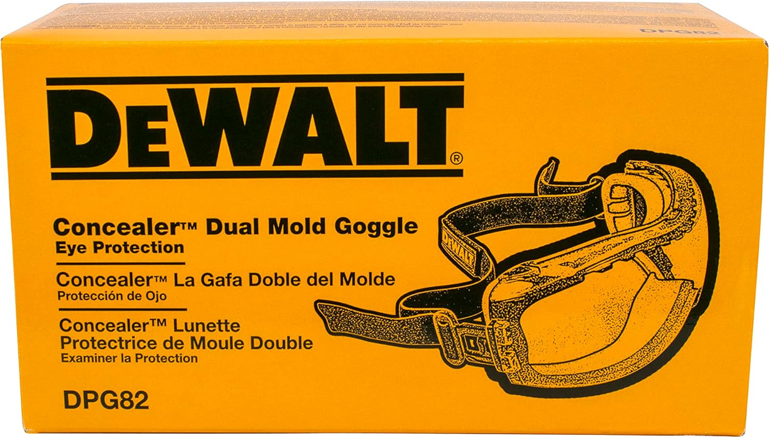 Concealer Clear anti Fog Dual Mold Safety Goggle Dpg82 Unisex Adult