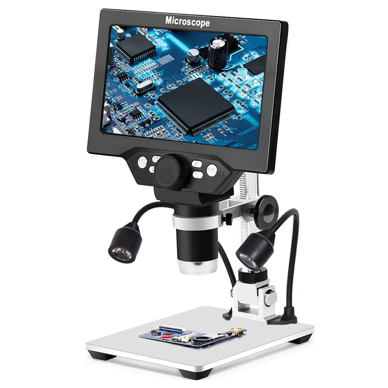 7″ LCD Digital Microscope for Adults, 1200X Coin Magnifier with Scr… Fast Ship