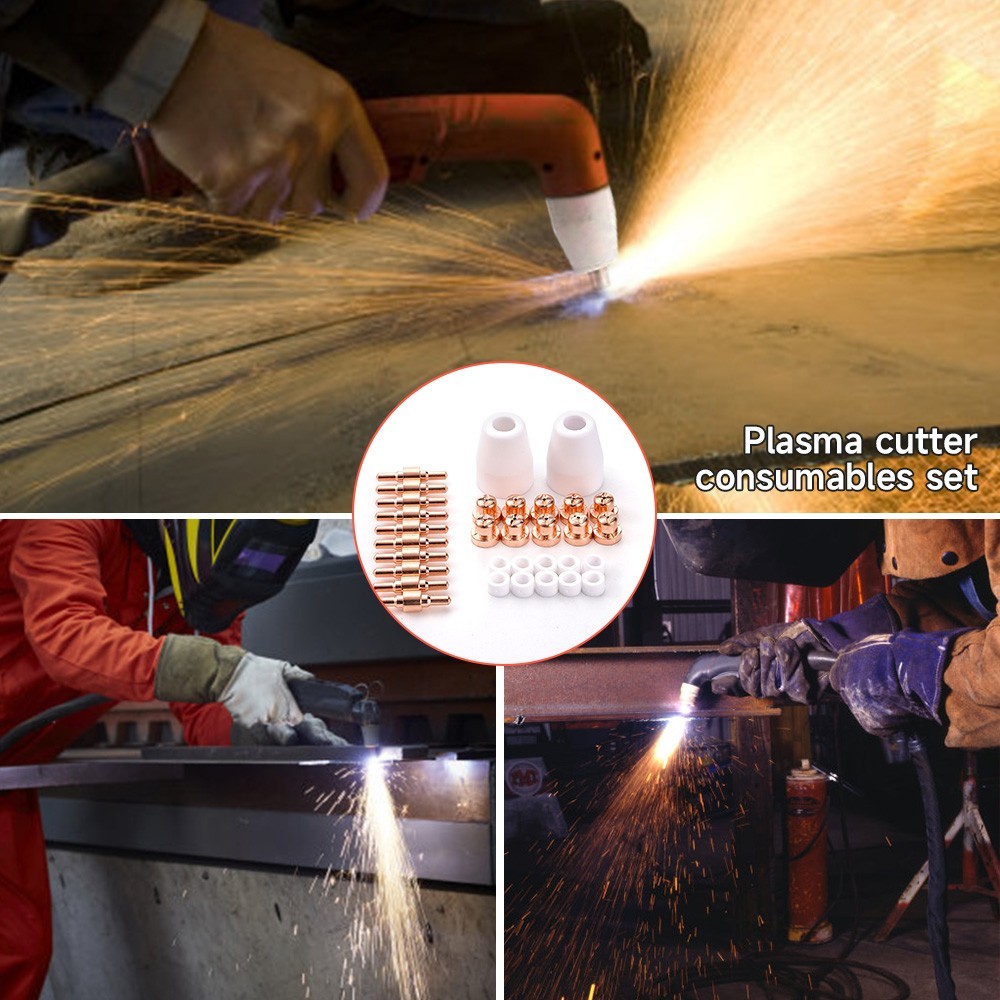 Air Plasma Cutter Consumables Extend Tips For PT-31 LG-40 Torch CUT-40 50 55 60