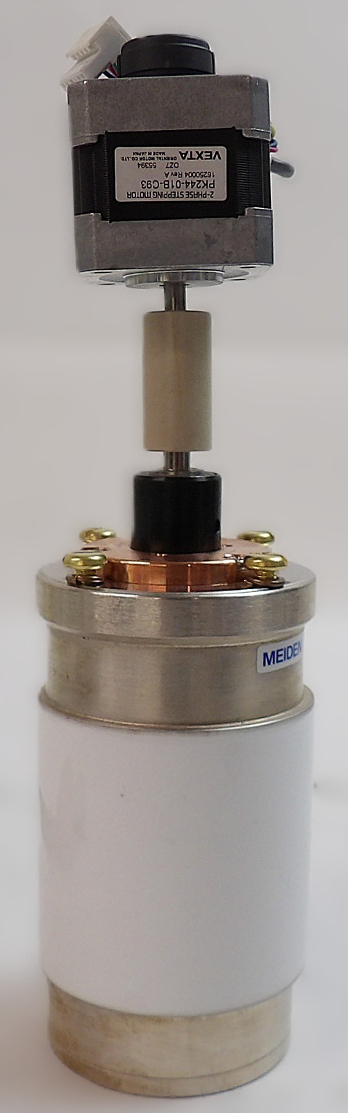 Meiden SCV-1525P65 SCV-201P65 Variable Vacuum Capacitor Lot of 2 Working