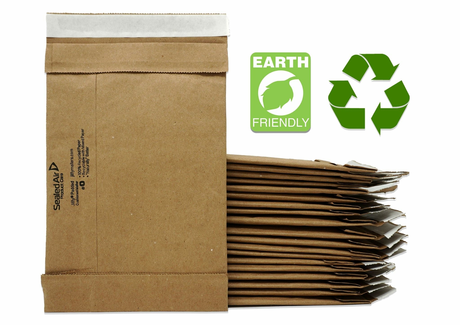 Eco Friendly Brown Kraft Heavy Duty Paper Padded Mailers! Cushioned Recyclable M