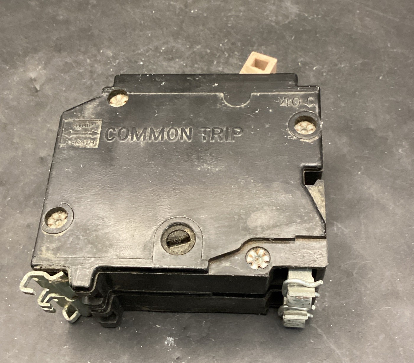 Eaton CH230 Plug-On Circuit Breaker 30A 2P 120/240V Chipped Used Metal Feet