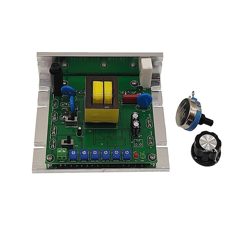 AC 110V 115V 220V Input DC 0-180V 10A Permanen Brushed Motor Speed Controller