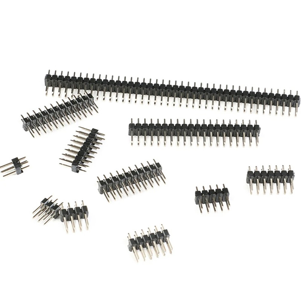 (2 x 2P – 40P) 2.54mm Pin Straight Male Double Row Pin Header Strip