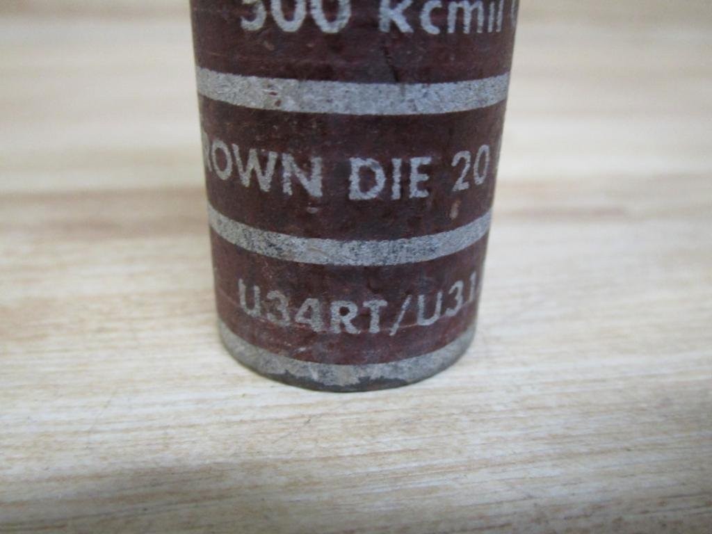 BURNDY YA342N 2 Holes, 500 MCM, CHAMFERED, Compression Lug, Copper, Long,