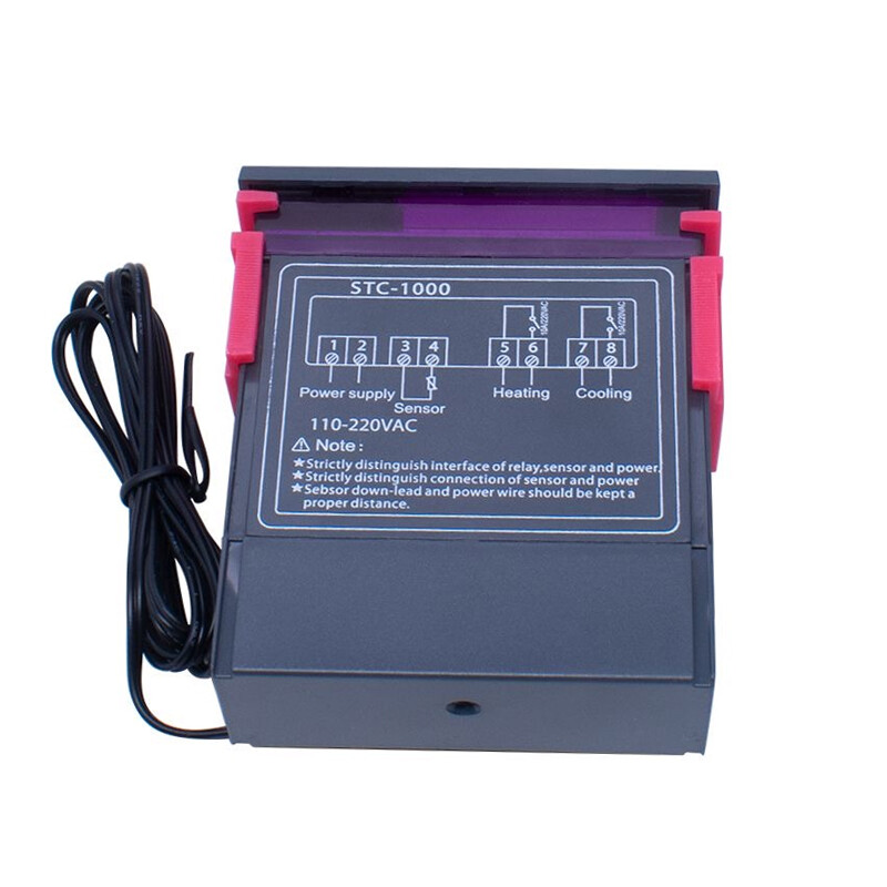 STC-1000 AC 110V-220V Digital Temperature Controller Thermostat With Sensor x2