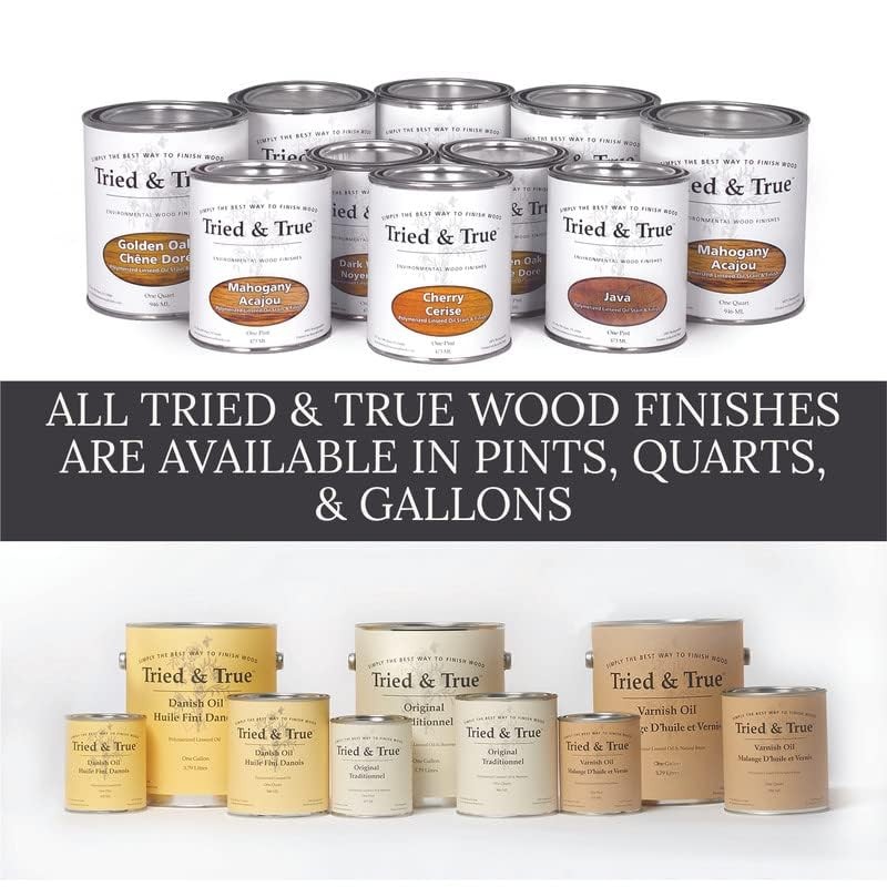 Original Wood Finish, 8 oz. – Linseed Oil & Beeswax Blend, Ideal for All Wood…
