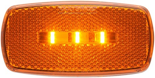 Optronics – MCL32ABB – LED MARK LIGHT OVAL BLK BSE AMBER – (Pack of 1)