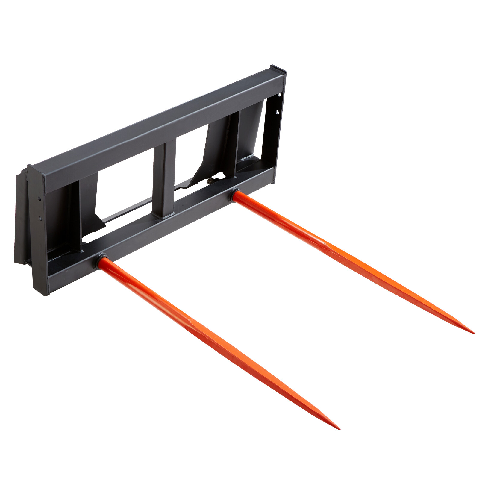 VEVOR 49″ Hay Spear Bale Spears Skid Steer Loader Tractor Attachment 3000lbs