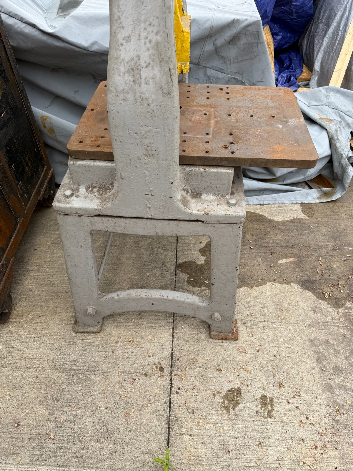 Vintage Charles Stecher Co. Manual Fly Press / Screw Press