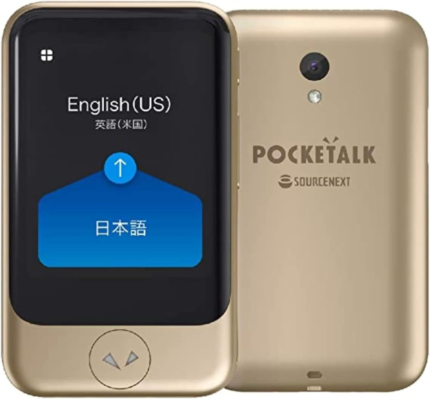 POCKETALK S Gold Translator Device Global Communication 2 Years NEW