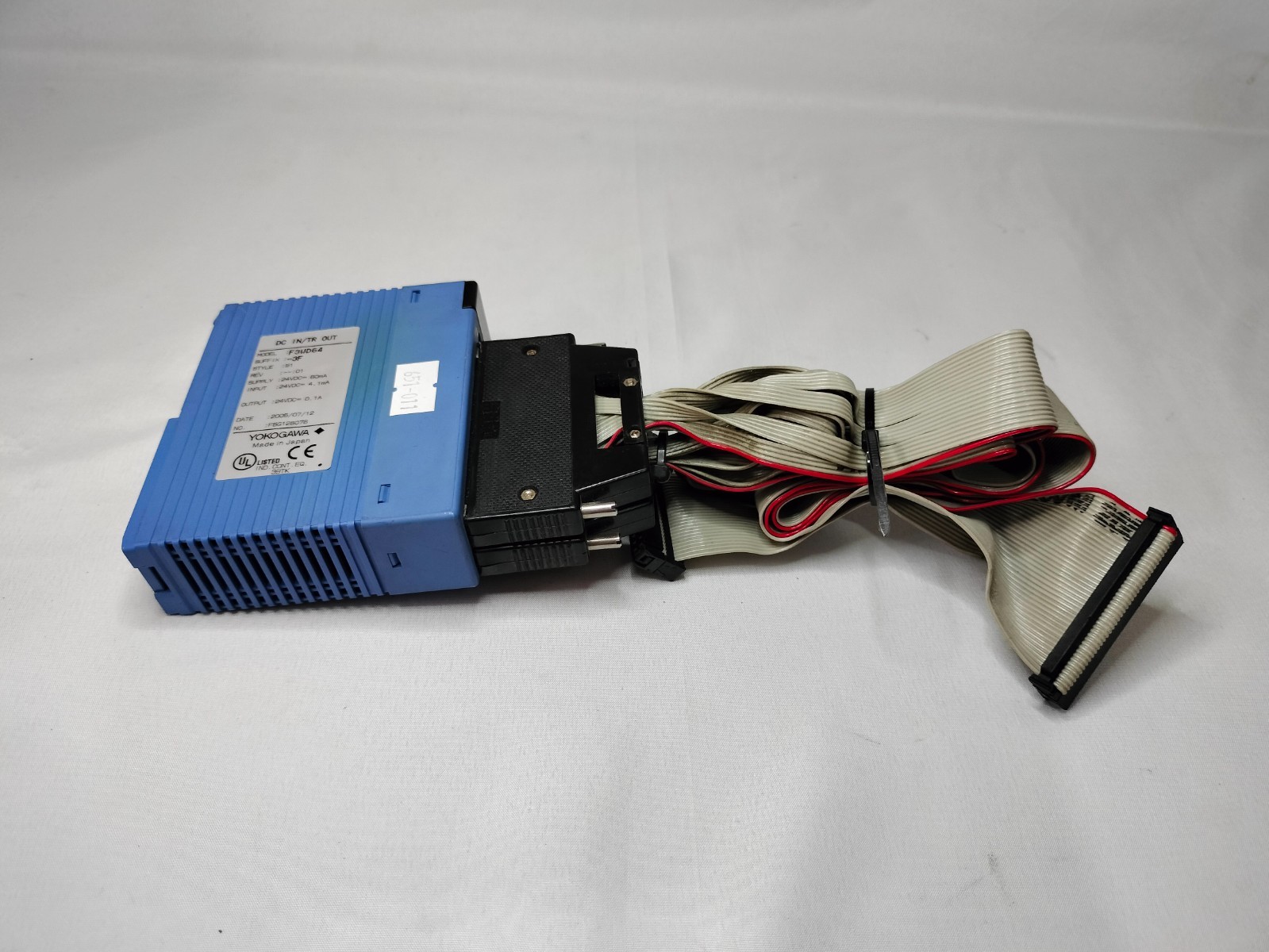 Yokogawa F3WD64-3F F3WD643F DC IN/TR Output Module Controller w/ Cable