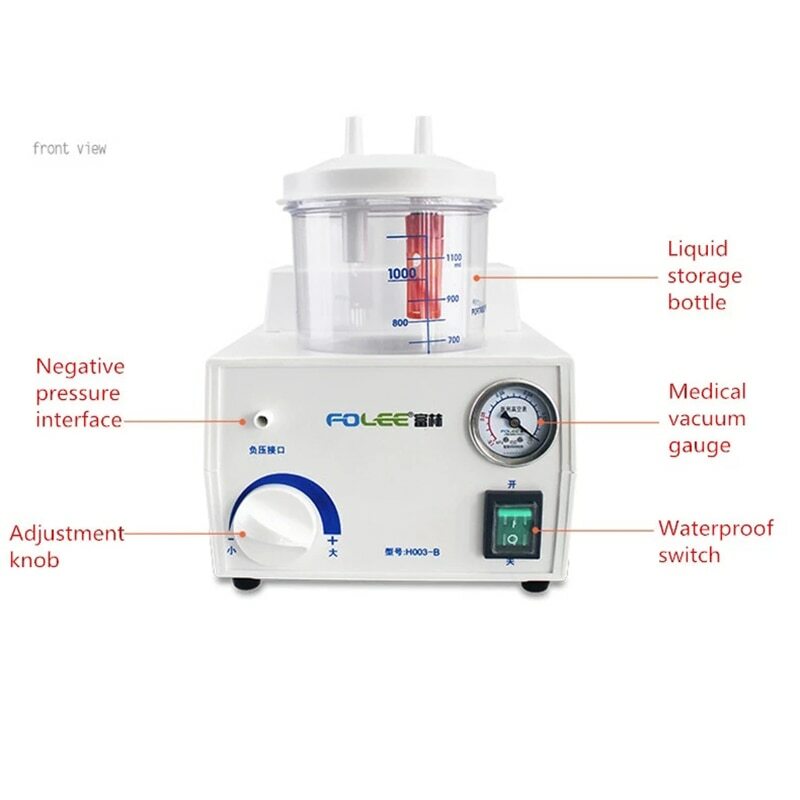 Portable Dental Vacuum Phlegm Electric Sputum Aspirator Suction Device