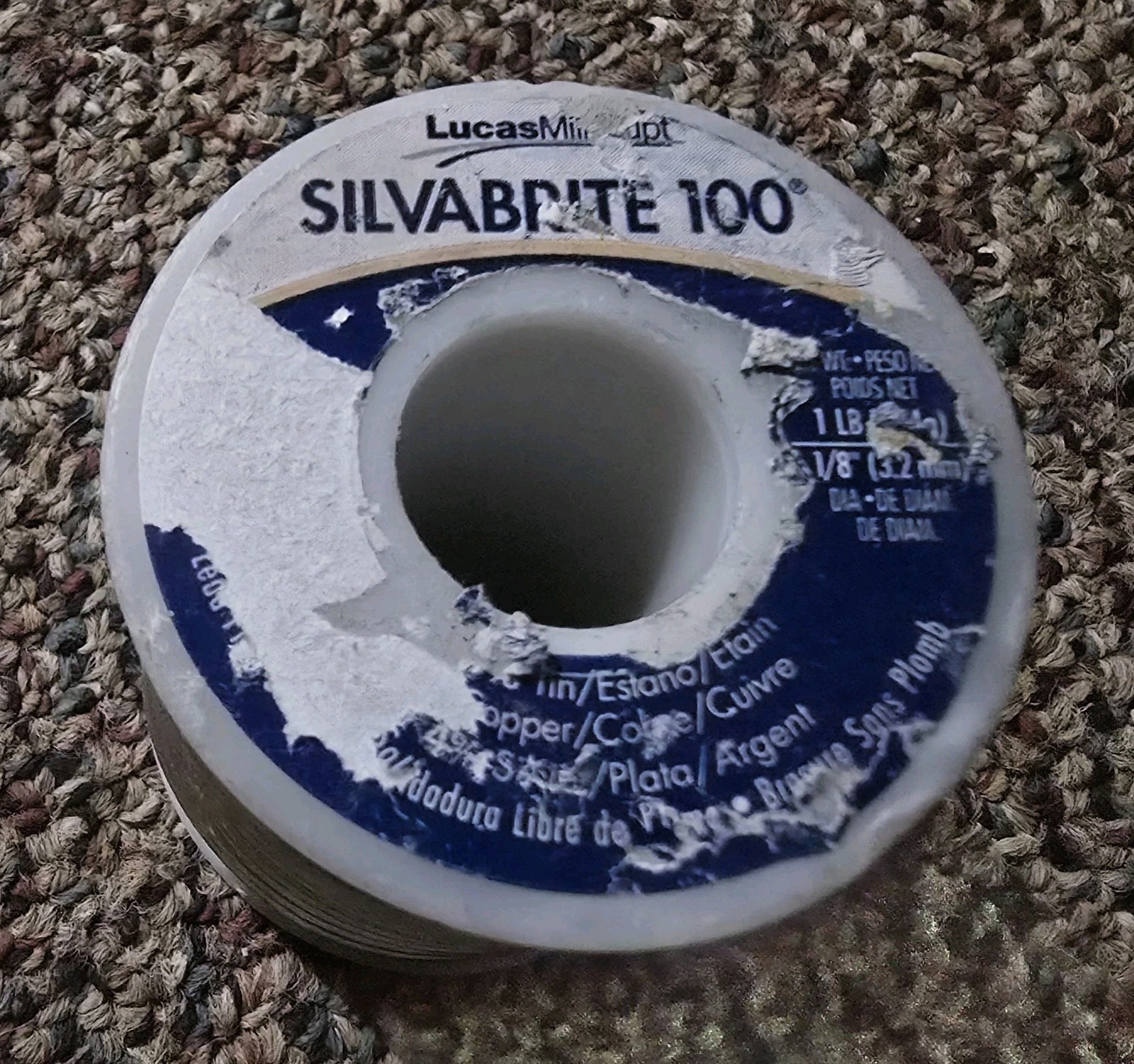 Lucas-Milhaupt 56761 Silvabrite 100 Solder – Last One From Inventory.