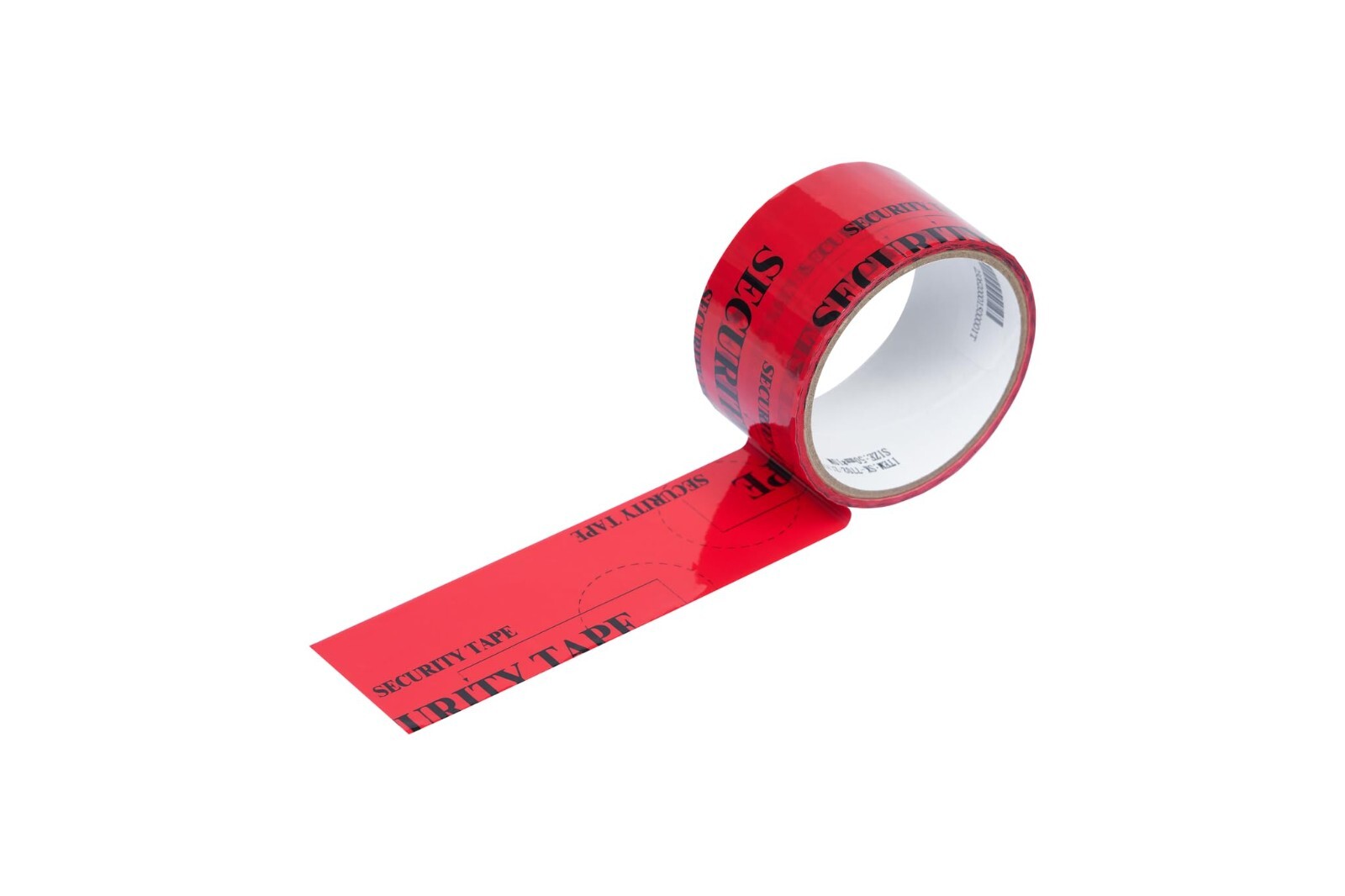 Tamper Evident Security Tape 2″ (50mm) x 55 Yards, 3.2 Mil, RED tape, 1 Roll