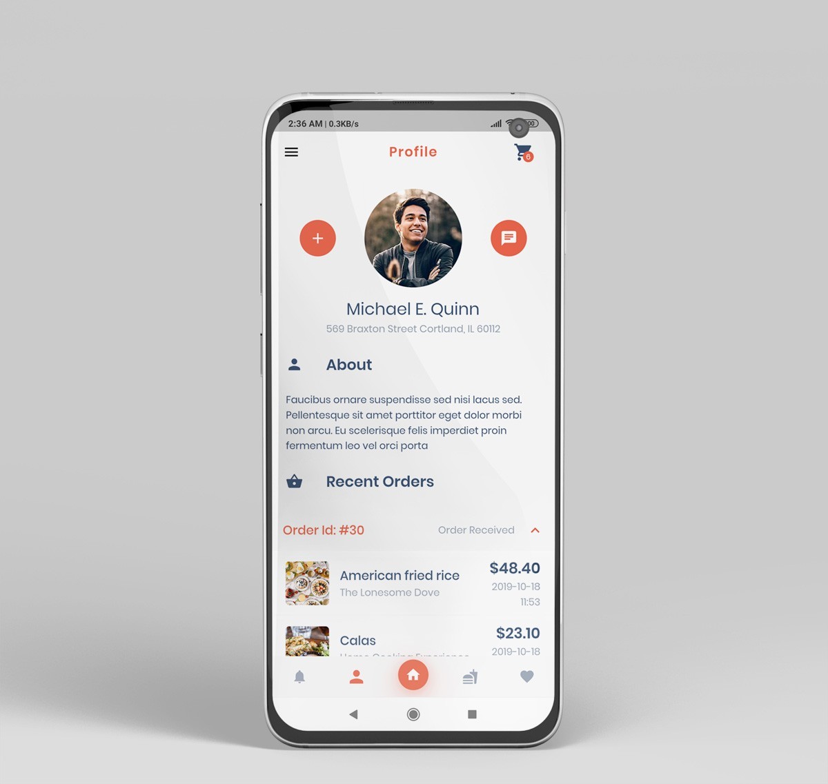 Food Delivery Flutter App | Android & iOS | PHP Laravel Admin Panel