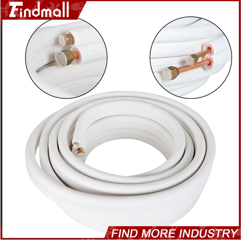 Findmall 50 Feet 1/4″ – 3/8″ Dia. Install Kit For Mini Split Heat Pump Systems