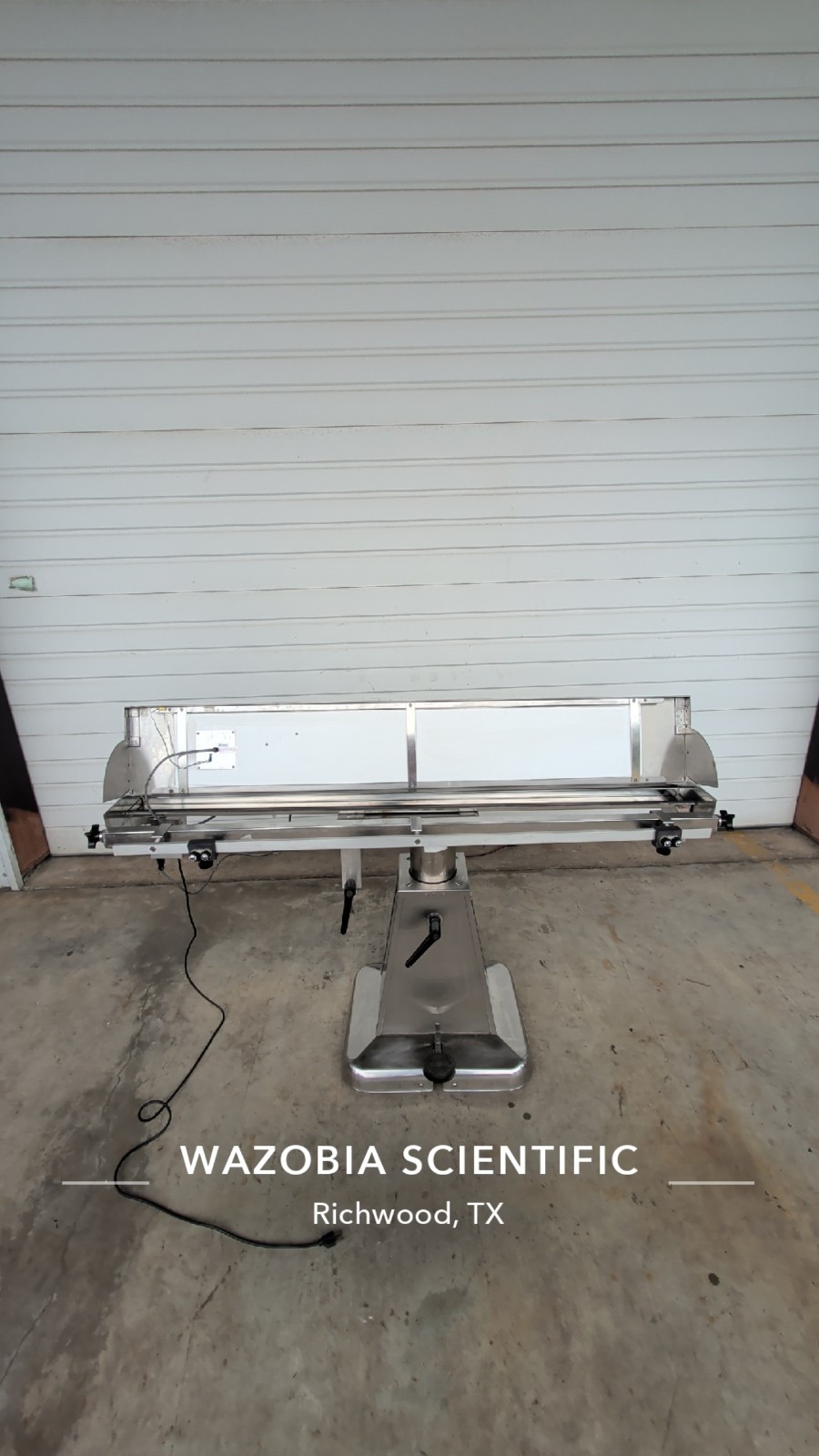 SHOR-LINE V-TOP HEATED ADJUSTABLE SURGERY TABLE