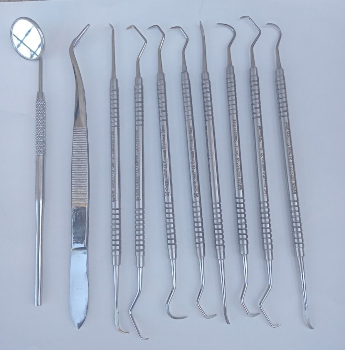Dental Teeth Cleaning Kit Dentist Floss Plaque Remover Oral Care Tooth Tool 10PS