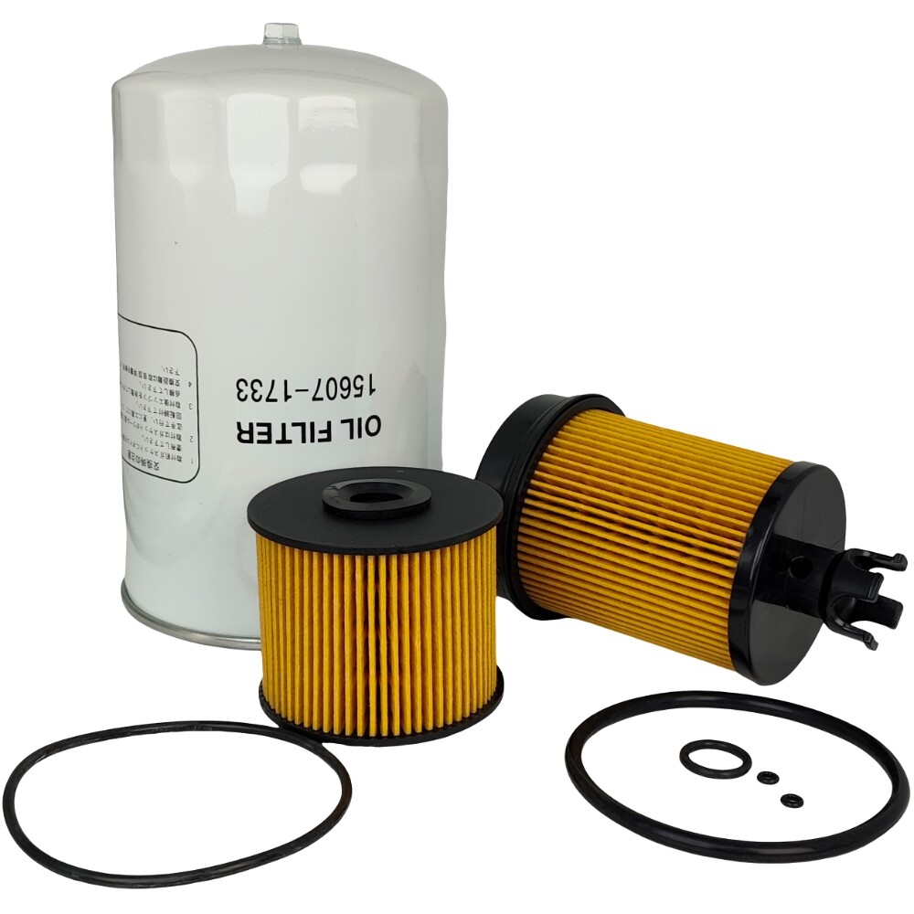 Oil Fuel Filter Kit 23304-78090 23304-EV360 15607-1733 for Hino 195 2013-2020