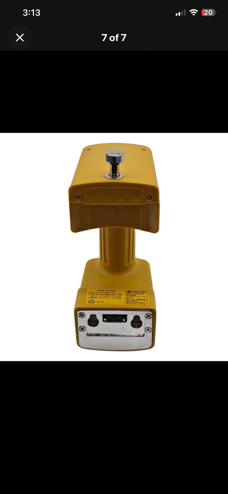 1 Pack BT-24QW Battery for Topcon Total Station, Surveying,GPT,GTS,300,BT-24Q US