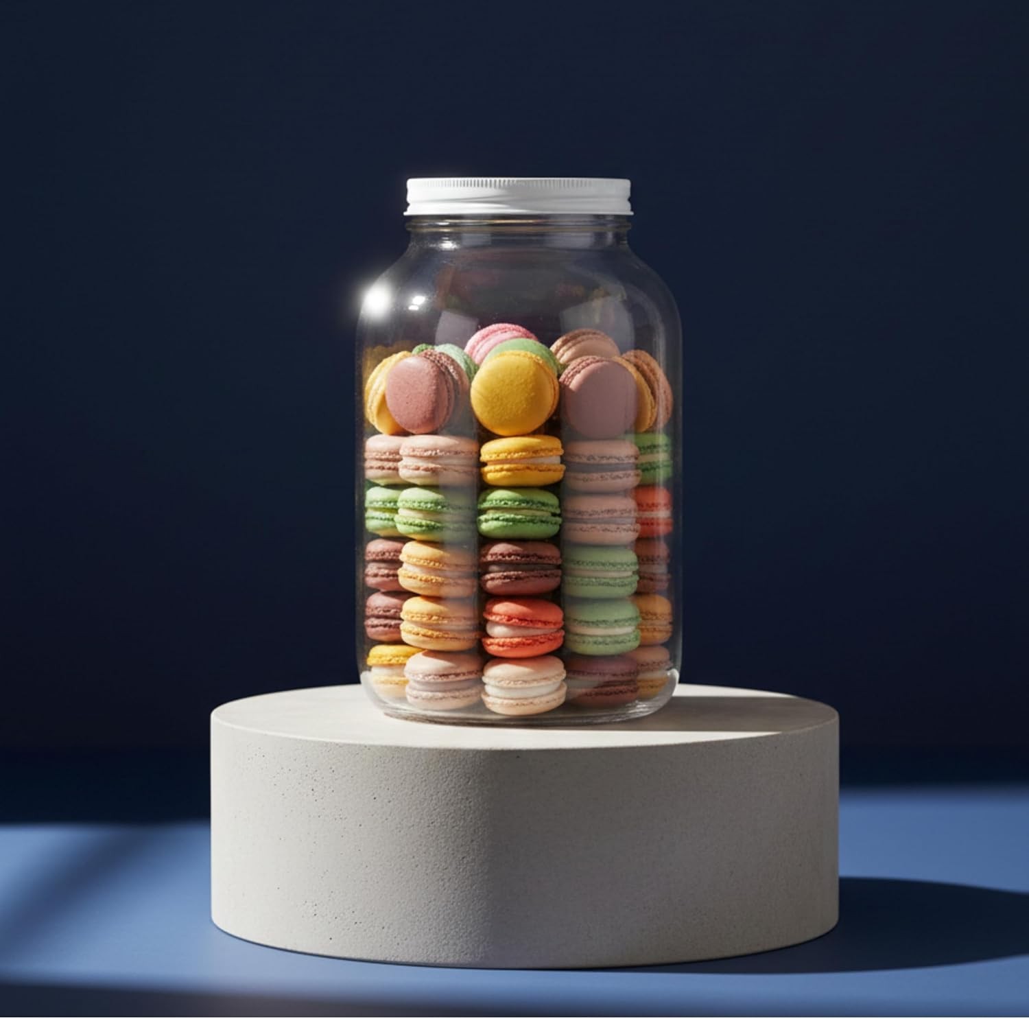 1 Gallon Wide Mouth Glass Jar with Lid for Canning PicklingFermentingFoodStorage