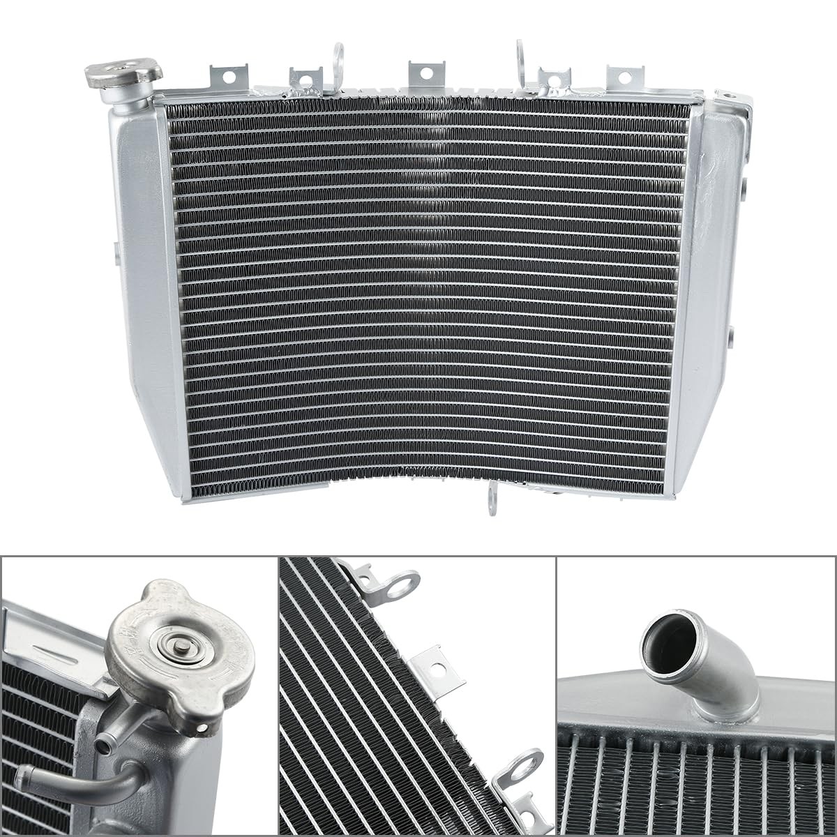 Aluminum Radiator Cooler Cooling Fits for Kawasaki Ninja ZX 10R 2004-2005 04 05